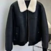 Chanel Shearling Leather Jacket (2)