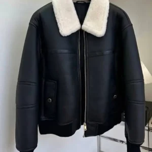 Chanel Shearling Leather Jacket (2)