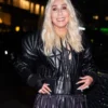Cher NYFW Event Black Leather Jacket