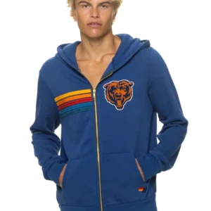Chicago Bears Aviator Nation Zip-Up Hoodie