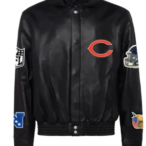 Chicago Bears Black Bomber Jacket