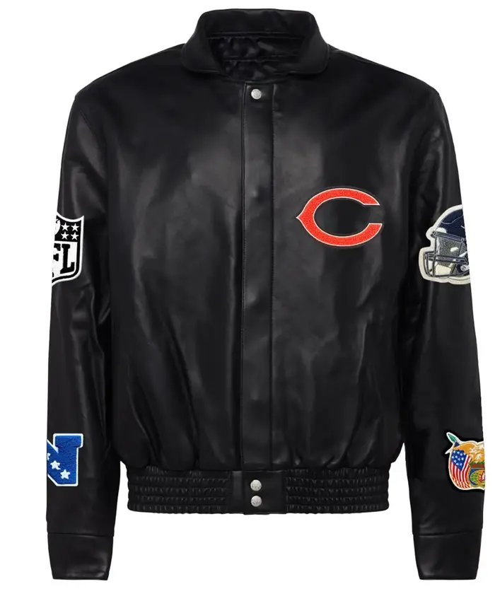 Chicago Bears Black Bomber Jacket