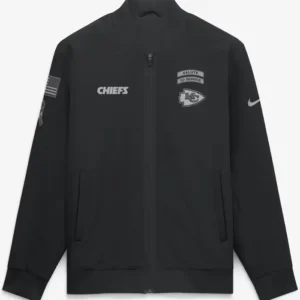 Chiefs Nike Salute to Service Black Bomber Jacket