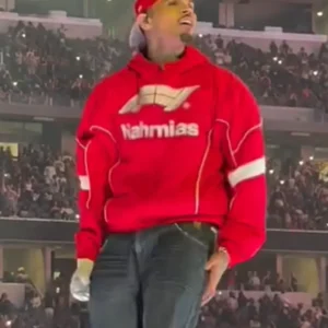 Chris Brown Red Jacket