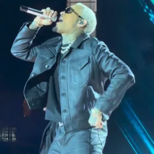 Chris Brown Tour Leather Jacket