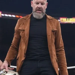 Christian Cage Brown Suede Jacket