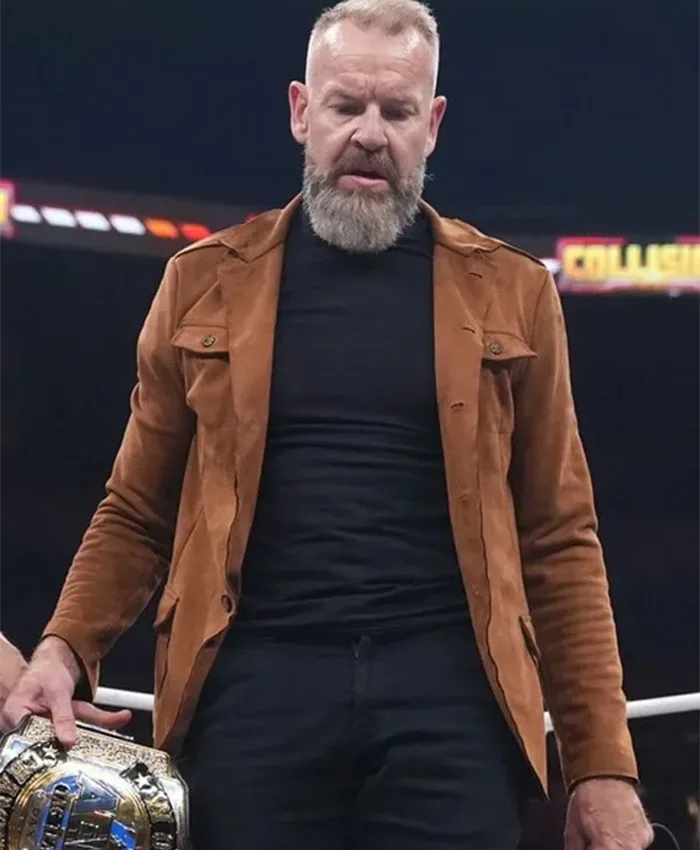Christian Cage Brown Suede Jacket