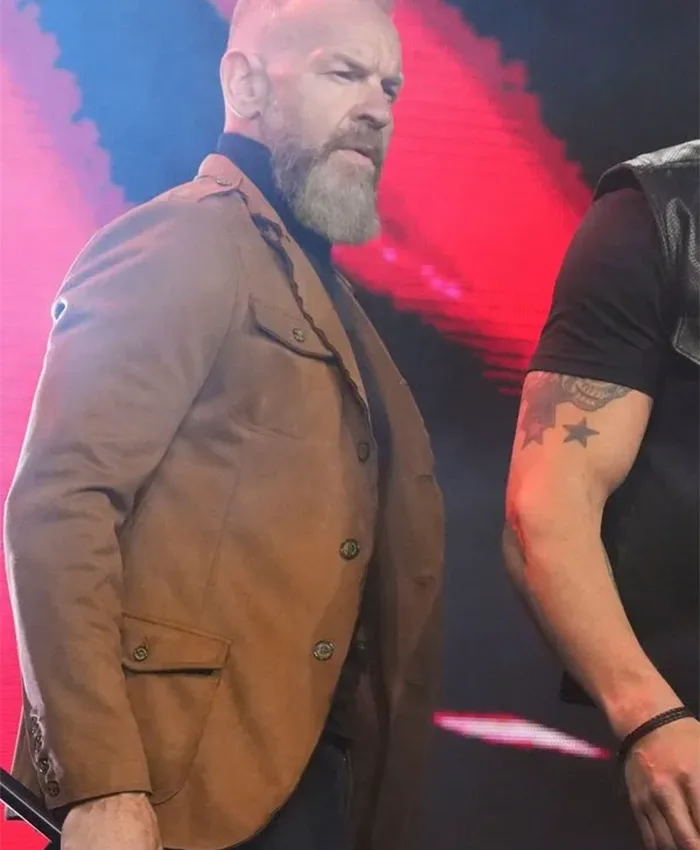 Christian Cage Suede Jacket