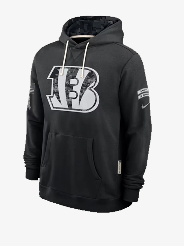 Cincinnati Bengals 2026 Salute to Service Sideline Hoodie
