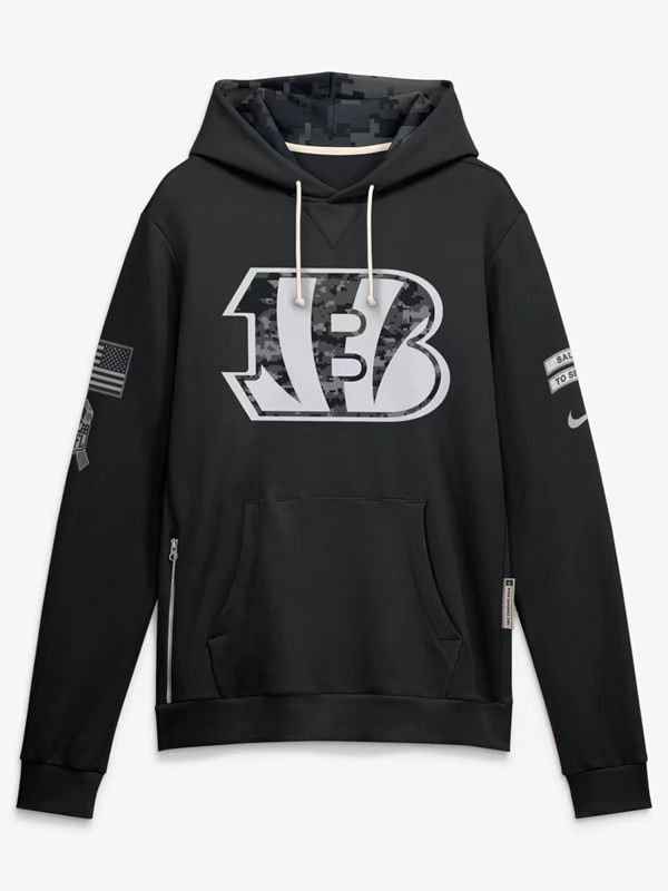 Cincinnati Bengals 2026 Salute to Service Sideline Hoodie