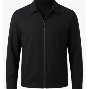 Classic Black Zip-Up Jacket