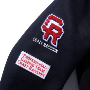 Crazy Raccoon Overwatch varsity Jacket
