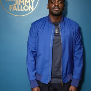 Daniel Kaluuya The Tonight Show Blue Bomber Jacket