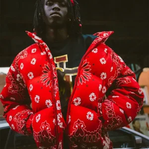 Denim Tears Unveils FW26 Red Puffer Jacket