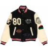 Denim Tears X Stüssy X Our Legacy Patch-Detail Varsity Jacket
