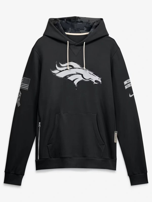 Denver Broncos 2026 Salute to Service Sideline Hoodie