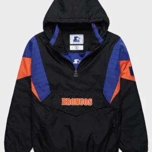 Denver Broncos Starter Blackout Breakaway Jacket