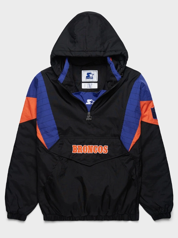 Denver Broncos Starter Blackout Breakaway Jacket