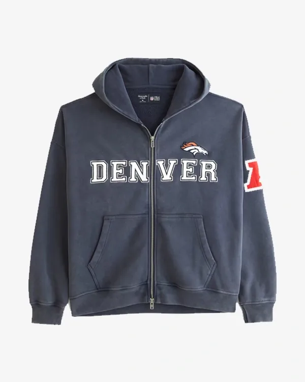 Denver Broncos Zip-Up Hoodie