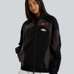 Denver Broncos lululemon Women’s Black Ventilated Oversized Track Jacket
