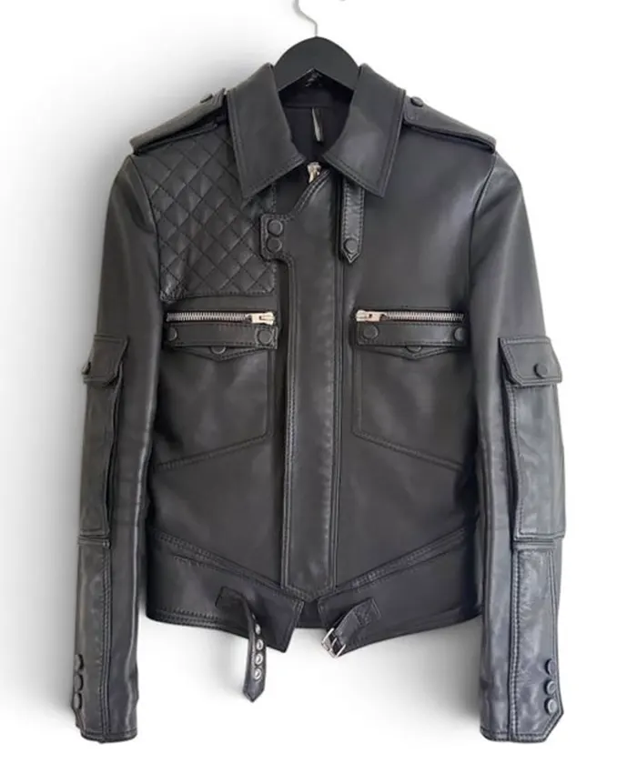 Diamond Leather Jacket