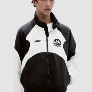 Disney x F1 lightweight Black and White Jacket