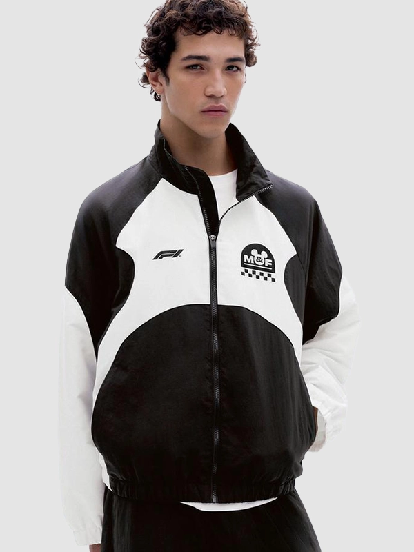 Disney x F1 lightweight Black and White Jacket