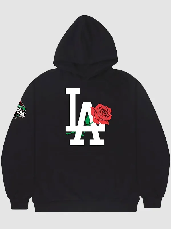 Dodgers Date Night Black Hoodie