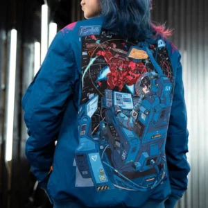Dogfight Blue Bomber Jacket