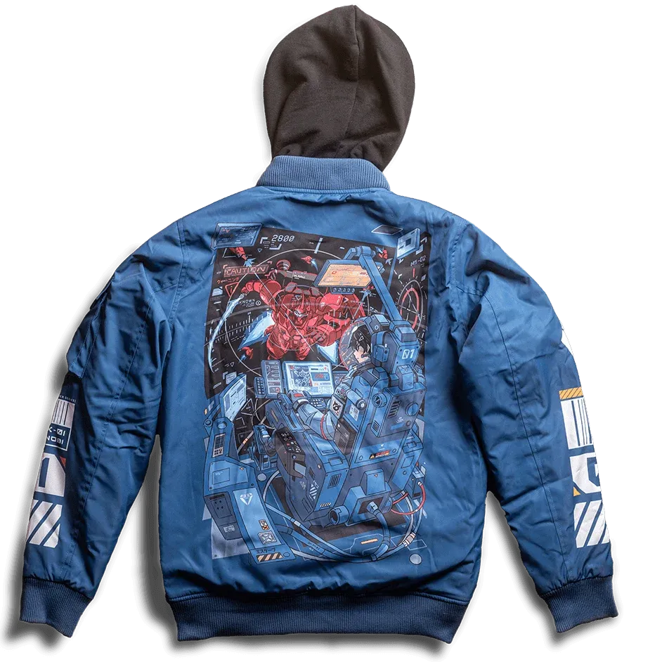 Dogfight Boomslank x M.RAGE Blue Bomber Jacket