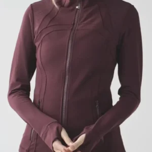 Esther Inspired Burgundy Jacket