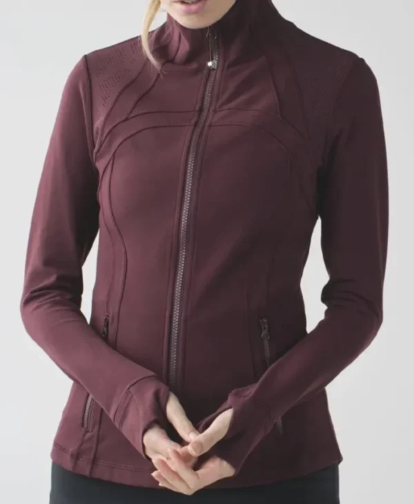 Esther Inspired Burgundy Jacket