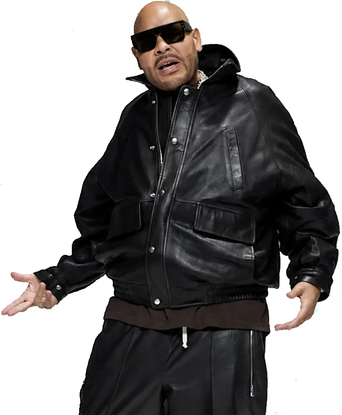 FAT JOE Set Of Keys Video Black Leather Jacket
