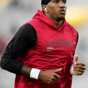 Falcons 2026 Michael Penix Jr. Sideline Sleeveless Hoodie