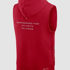 Falcons 2026 Michael Penix Jr. Sideline Sleeveless Hoodie