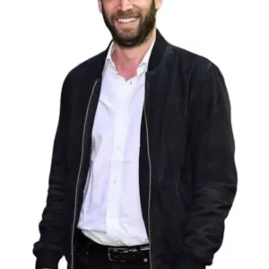 Finding Emily Black Suede Jacket