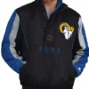 Football Inspired Pullover Jacket
