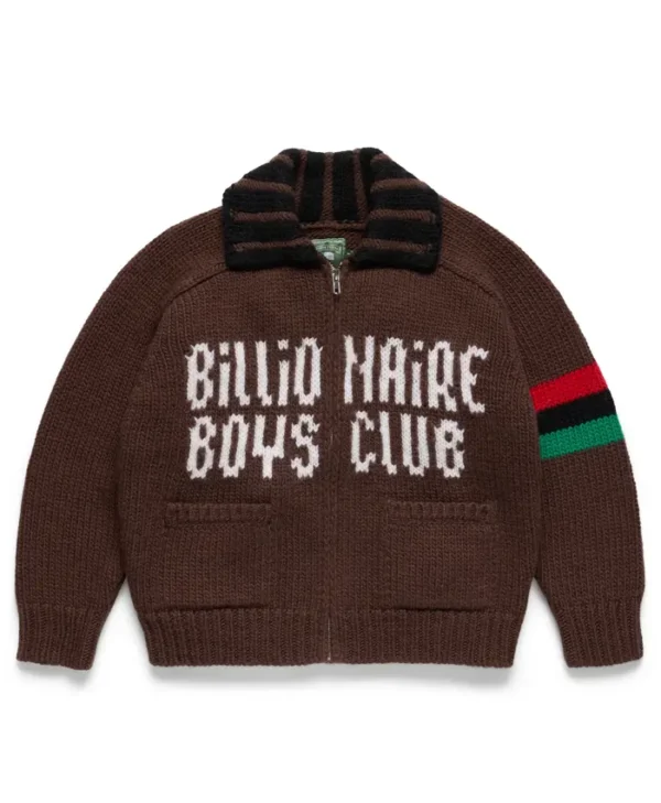 Full-Zip Knit Cardigan