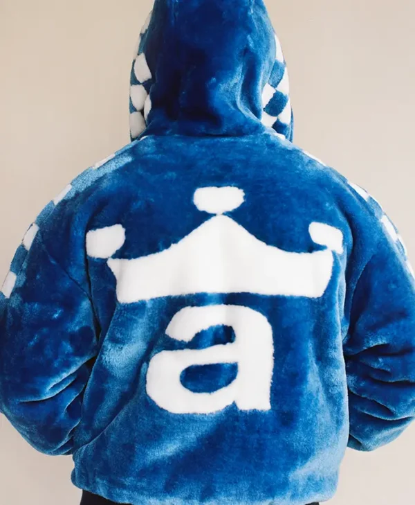 Fuzzy Faux-Fur Hoodie