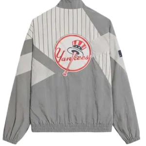 Ger NY Yankees Pinstripe Windbreaker Jacket