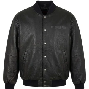Get 1992 Cast & Crew Boomerang Leather Jacket