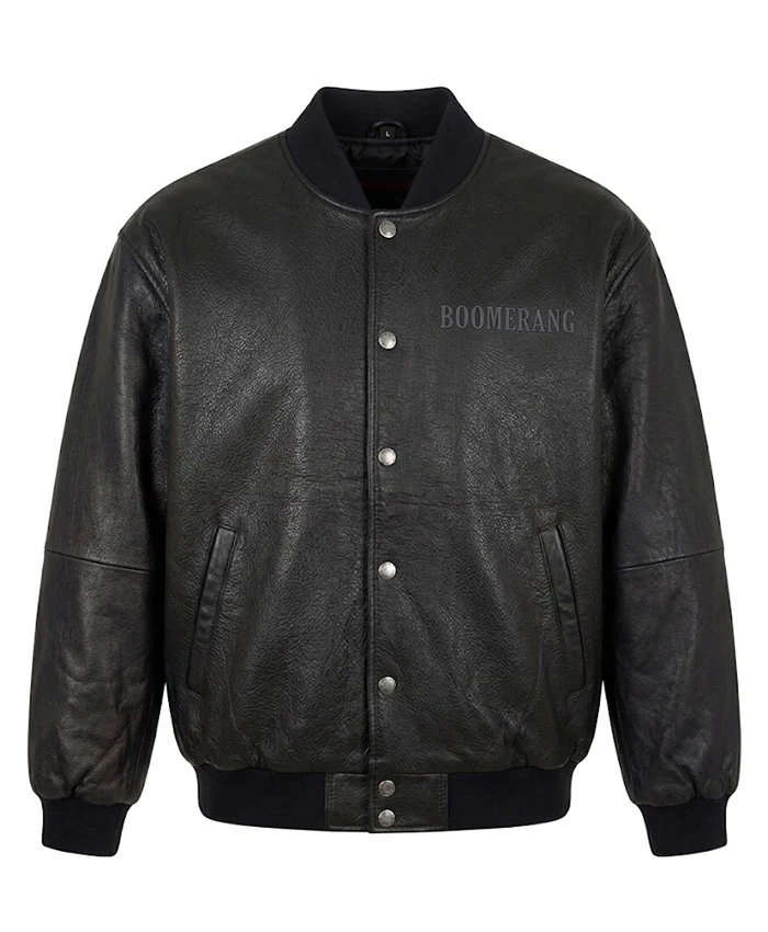Get 1992 Cast & Crew Boomerang Leather Jacket