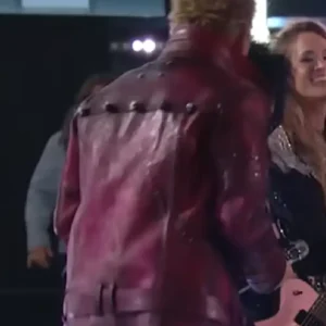 Get 2026 American Idol Billy Idol Red Leather Jacket