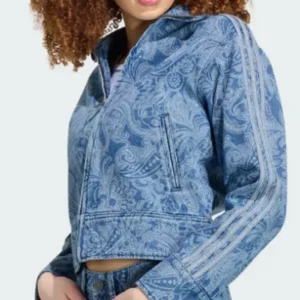 Get Adidas Liberty London Firebird Denim Jacket