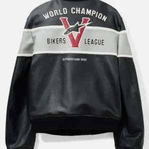 Get Alpinestars RSRV Bomber Varsity Leather Jacket