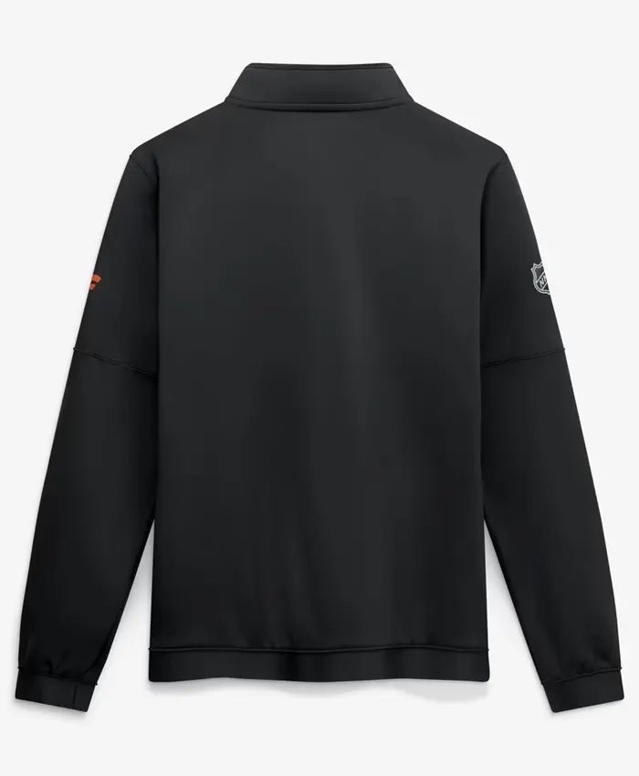 Get Anaheim Ducks Pro Rink Fleece Quarter-Zip Pullover Jacket