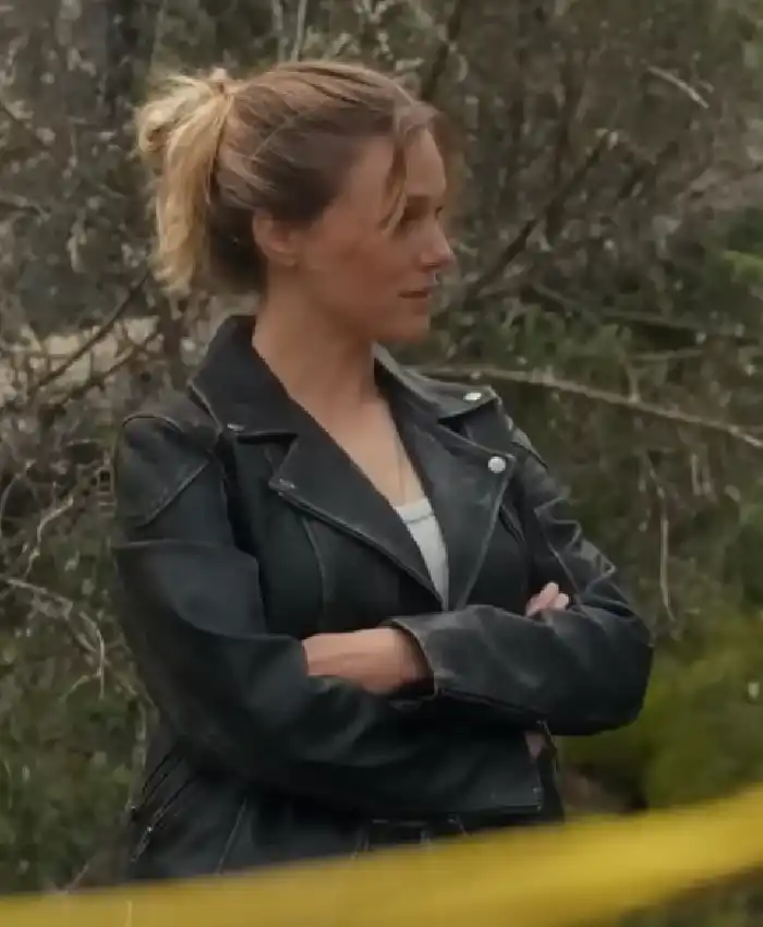 Get Anna Pigeon S01 Tracy Spiridakos Leather Jacket