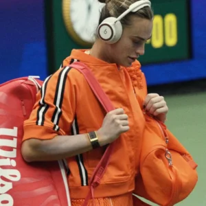 Get Aryna Sabalenka US Open 2026 Orange Jacket