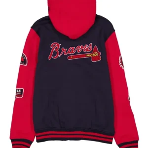 Get Atlanta Braves Throwback Patch Letterman Jacket