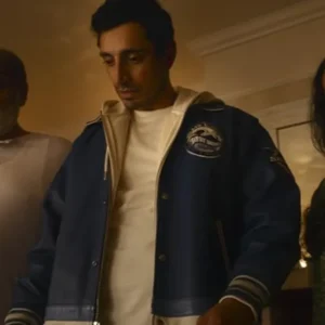 Get Bait Shah Latif Blue Bomber Varsity Jacket